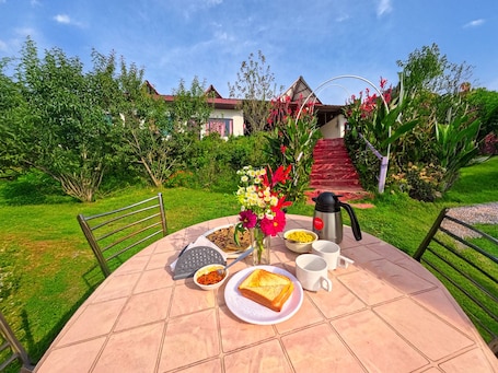 Fachada de la propiedad