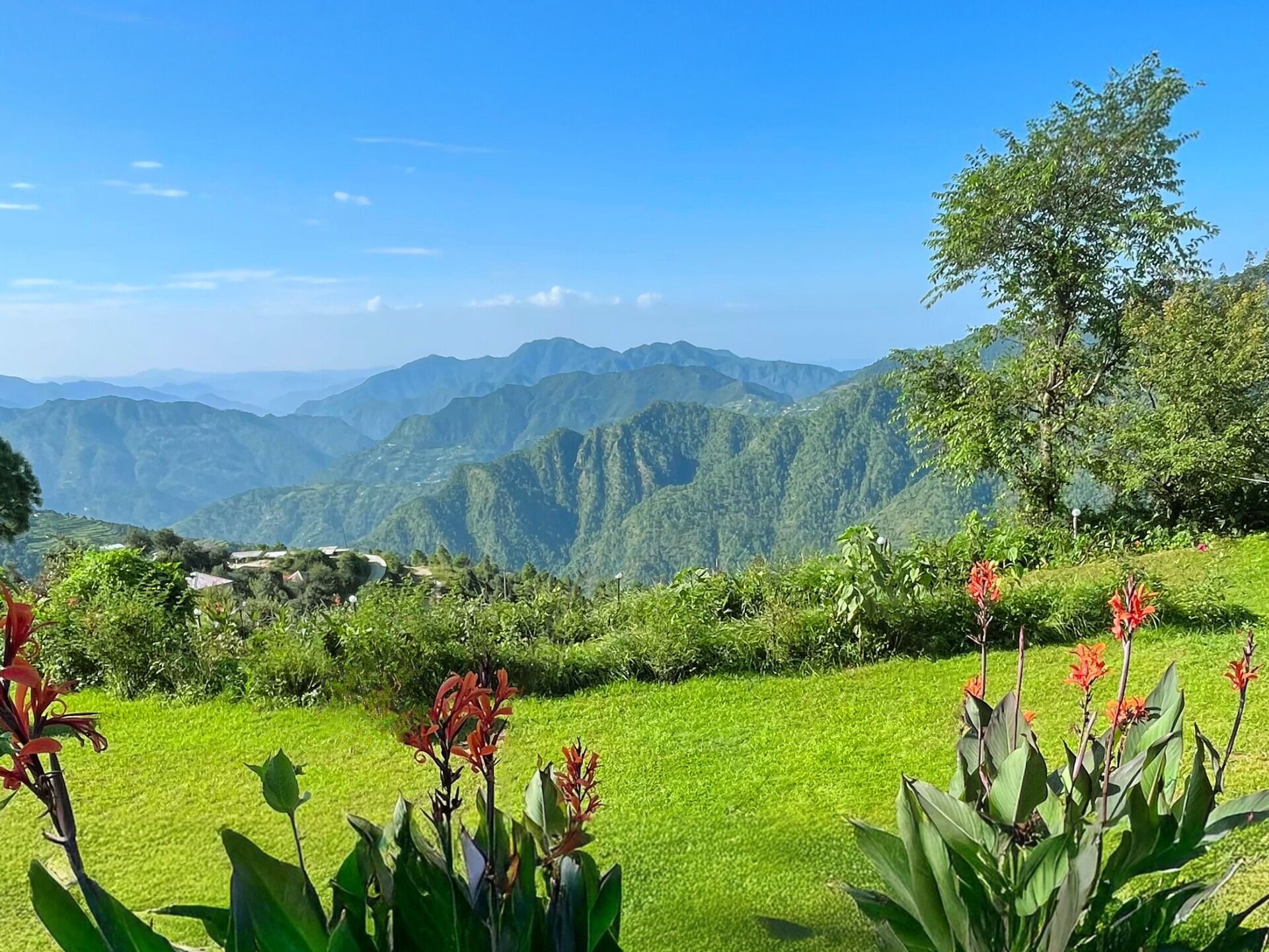 Vue depuis l’hébergement