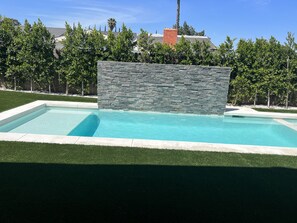 Outdoor pool, a heated pool - Swanky Sexy Tucked in Cul De Sac Call Me Home (Los Angeles)