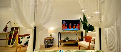 1 غرفة نوم وواي فاي وملاءات أسرّة وتسهيلات لدخول الكراسي المتحركة