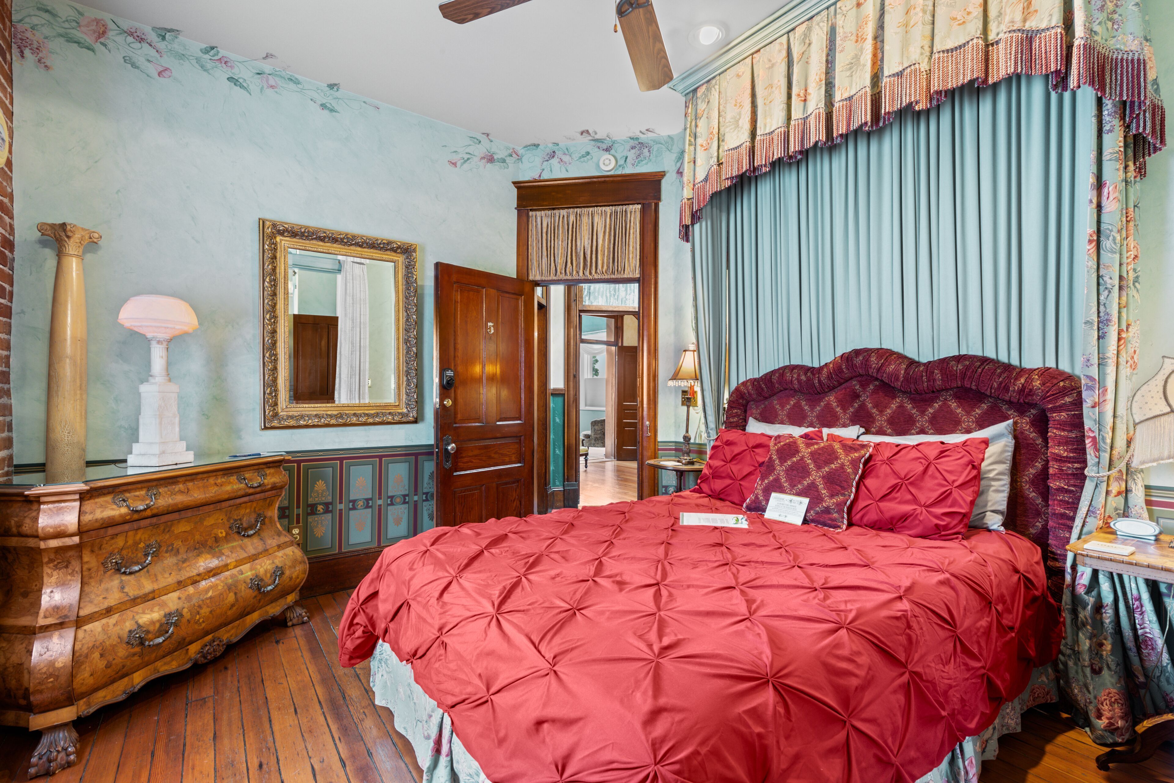 Premium bedding, pillowtop beds, individually decorated