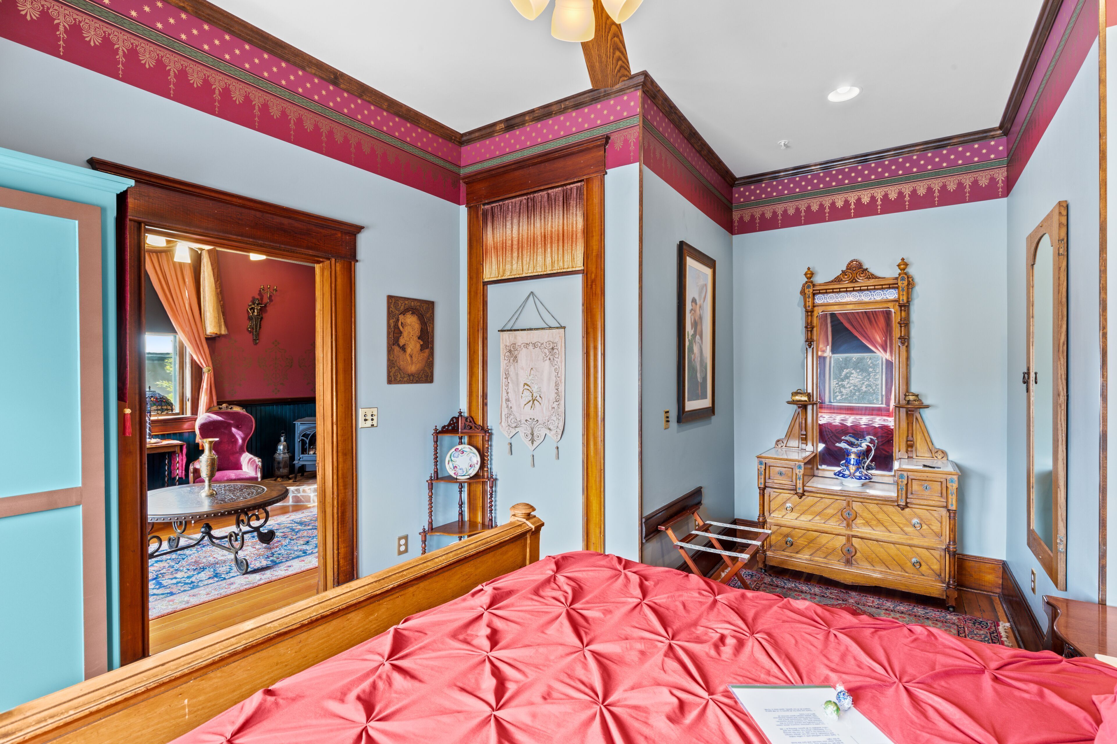 Premium bedding, pillowtop beds, individually decorated