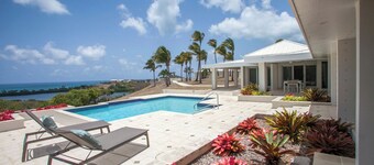 Exquisite house overlooking Caribbean ocean, 7.7 gated acres.