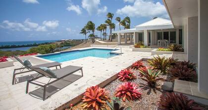 Exquisite house overlooking Caribbean ocean, 7.7 gated acres.