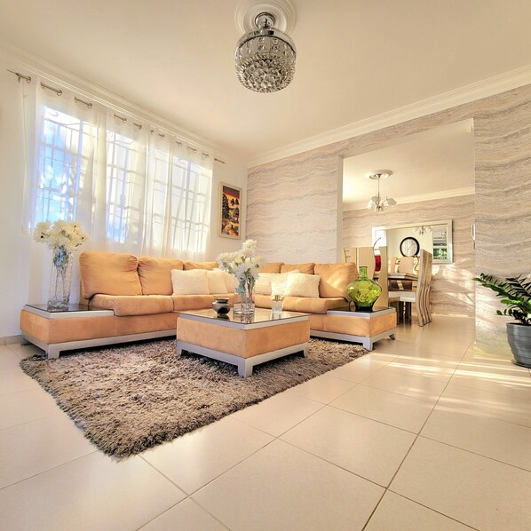 Living area - Discover comfort and pleasure in our apartment in Corazón city!! (Santiago De Los Caballeros)