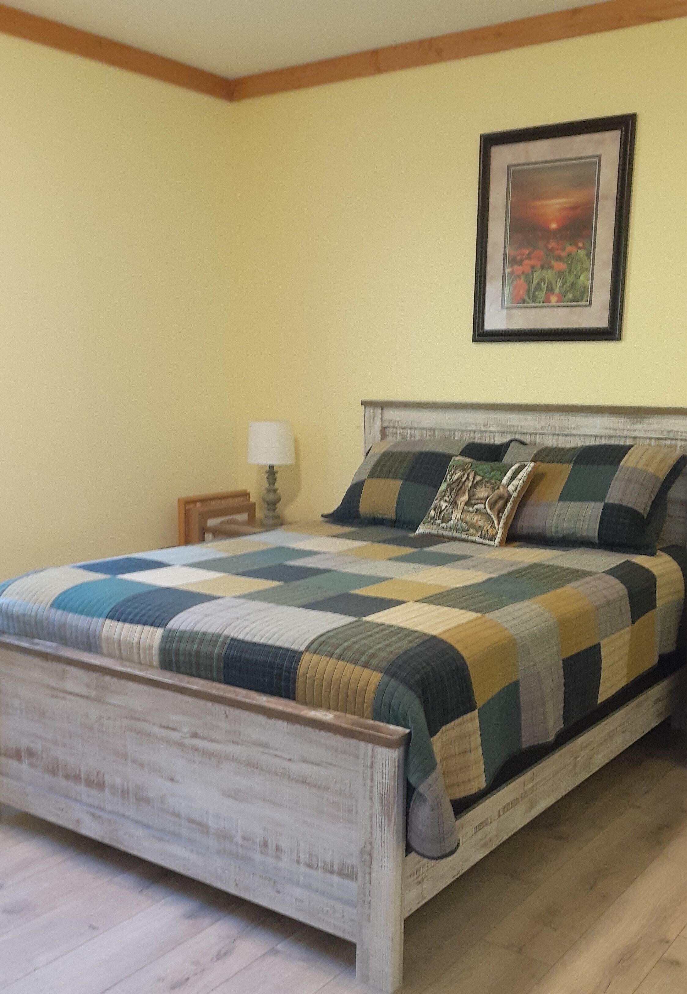 Come stay in a new cabin nestled in the woods near the Canadian Rockies