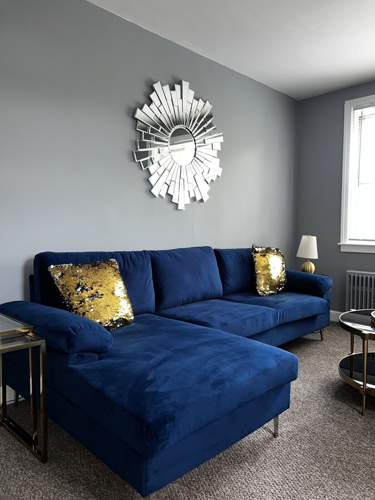 2 bedroom with work space and high speed internet.