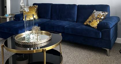 2 bedroom with work space and high speed internet.