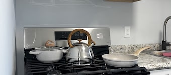 2 bedroom with work space and high speed internet.