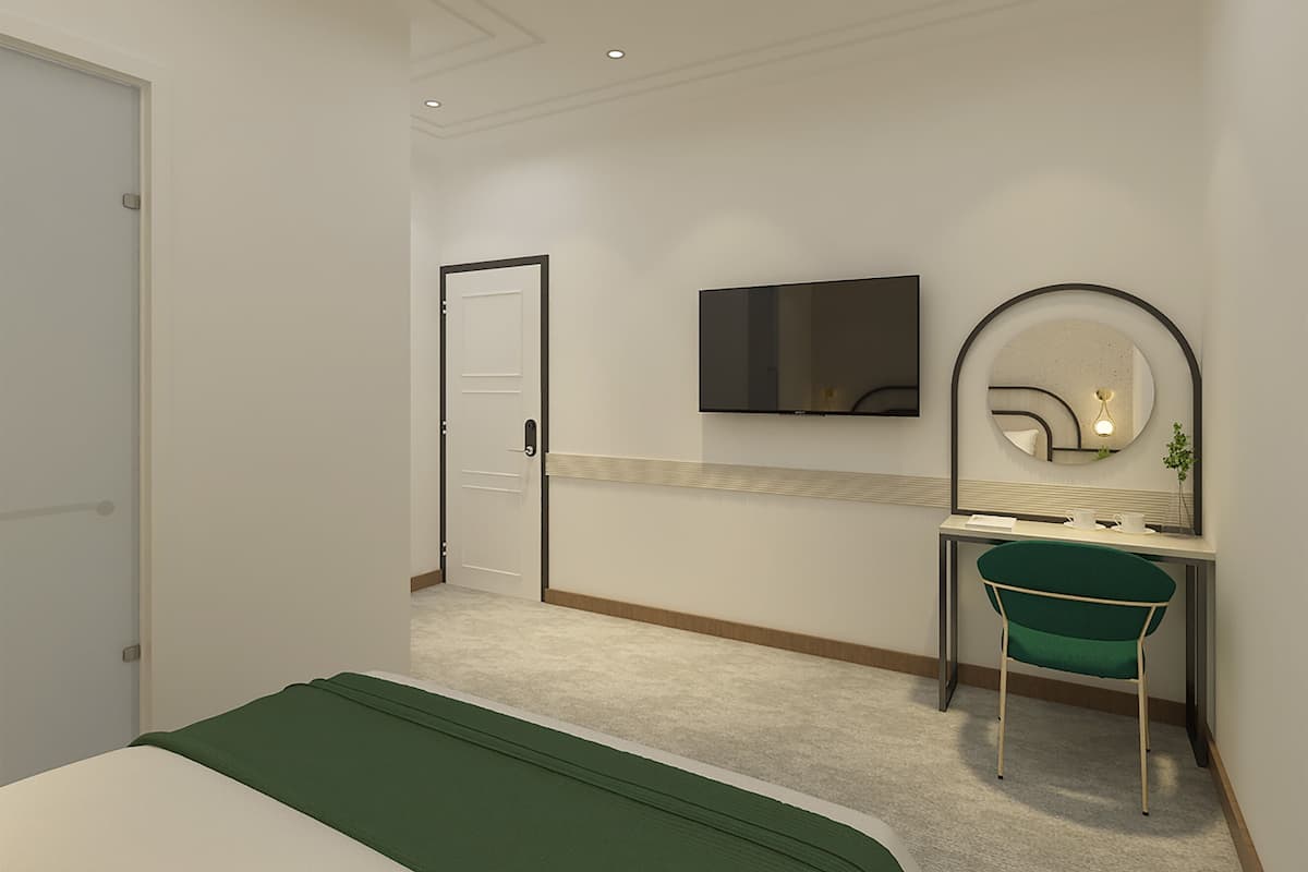 Classic Double Room | Premium bedding, blackout drapes, iron/ironing board, free WiFi