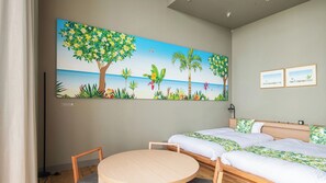 Down duvets, in-room safe, desk, laptop workspace - REF Okinawa Arena by VESSEL HOTELS (Okinawa)