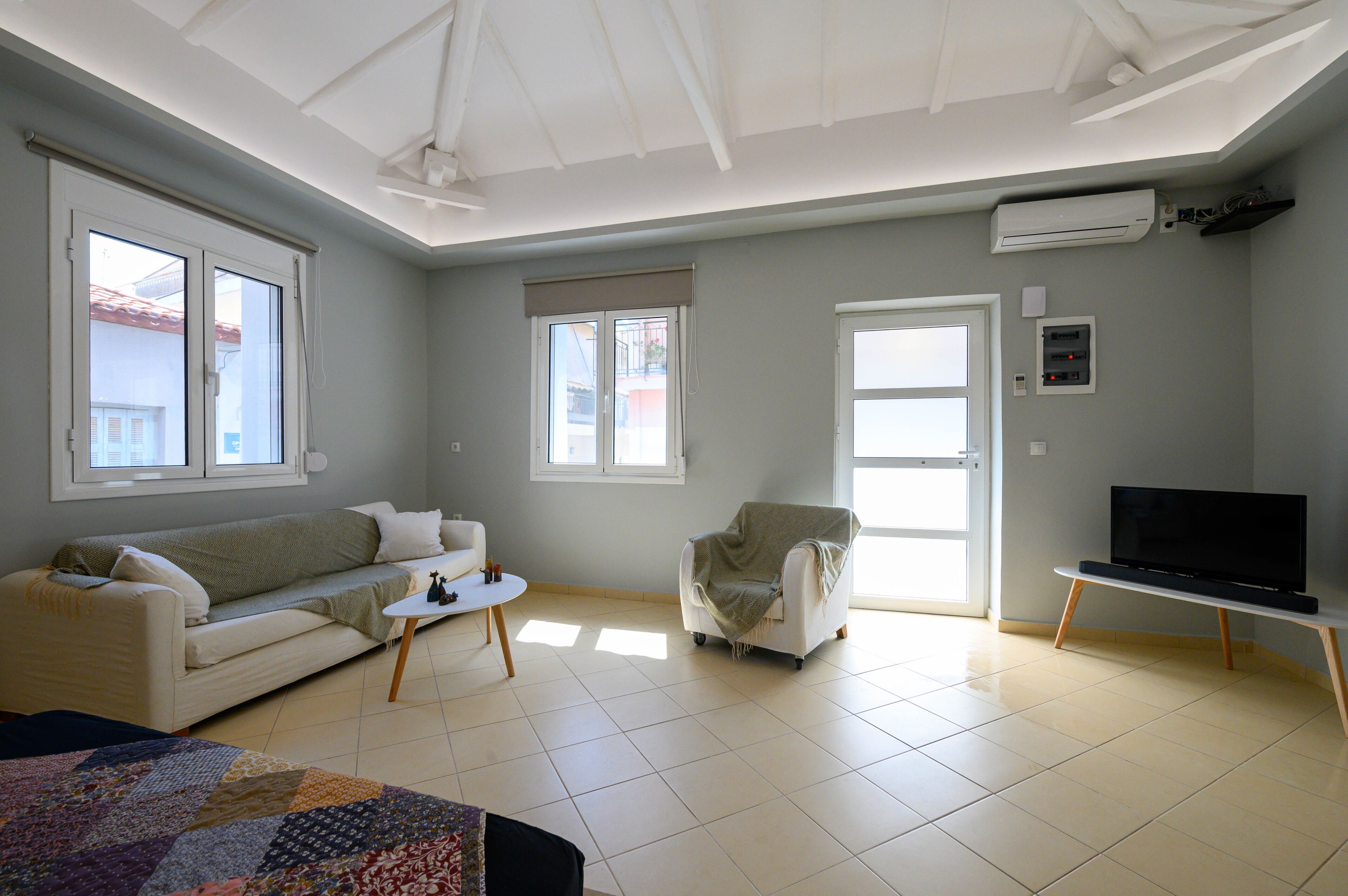 Smart-TV og stereoanlegg