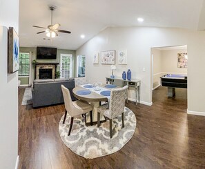 Dining - NEW! King Bed - Near ATL - Huge Backyard W/Deck - PETS
15% off between 1/1-1/31 (Tucker)