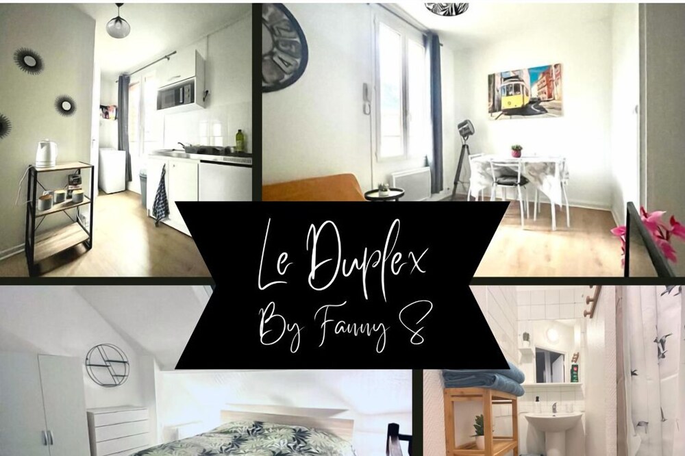 Joli Duplex Tout Équipé Centre-ville Wifi Gratuit Netflix 1/2 Pers