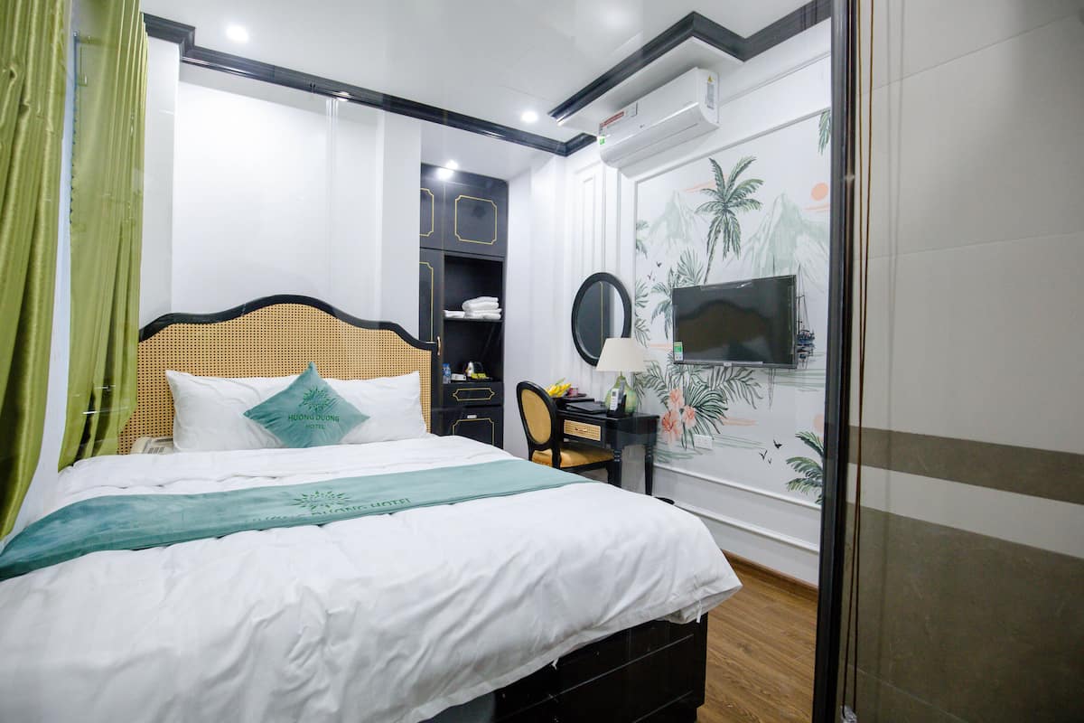 Quarto standard, 1 cama Queen | Roupas de cama premium