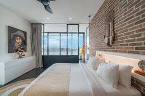 1 bedroom, in-room safe, free WiFi, bed sheets - Loft Erika (Canggu)