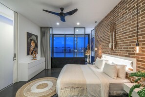 1 bedroom, in-room safe, free WiFi, bed sheets - Loft Erika (Canggu)