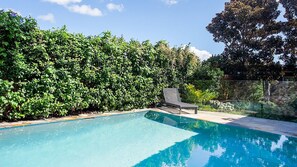 Una piscina riscaldata