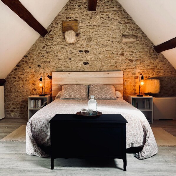 1 makuuhuone, vuodevaatteet