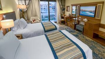 Minibar, in-room safe, desk, laptop workspace