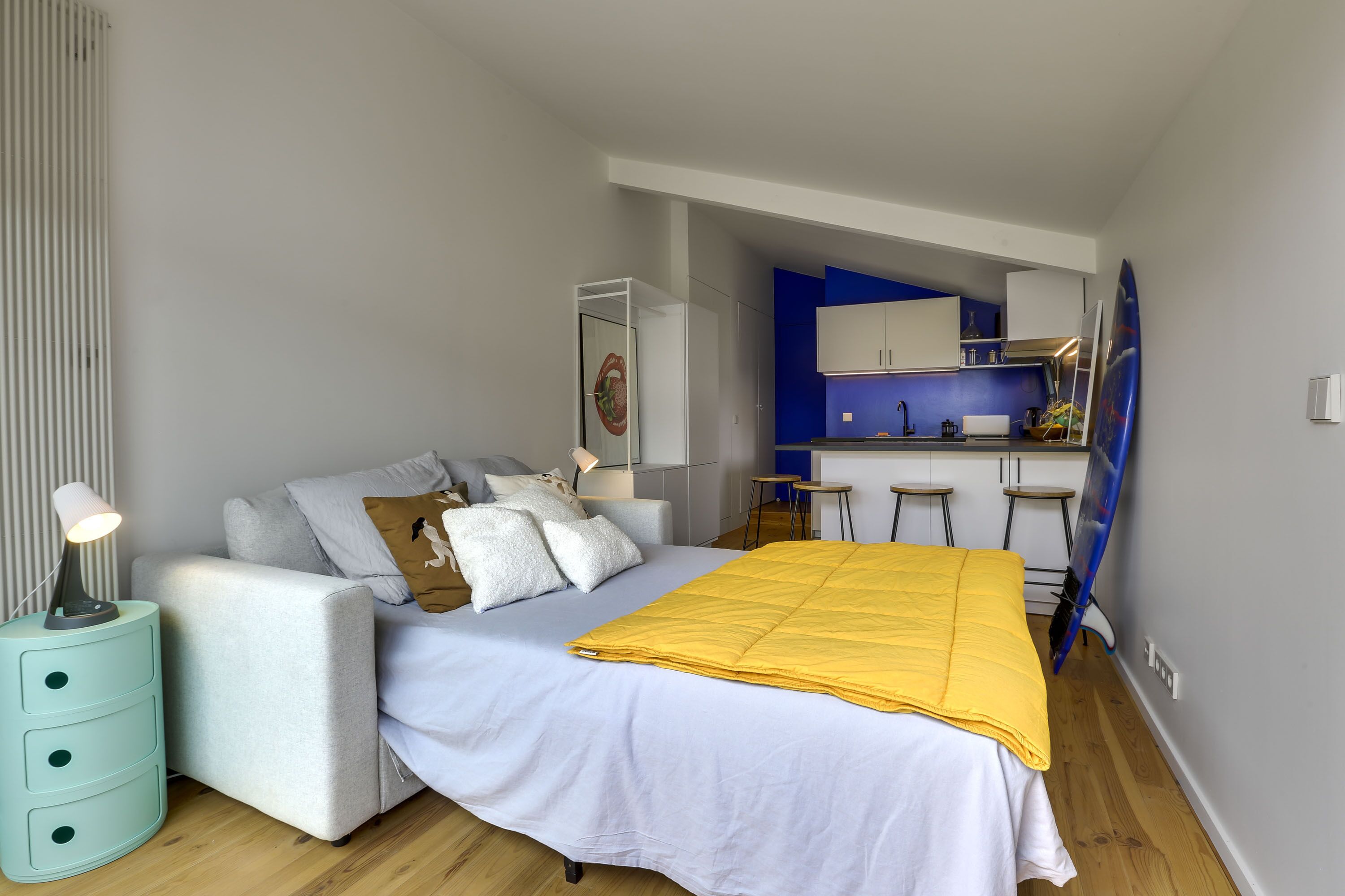 Studio 5 minutes from the beach