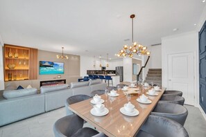 House, Multiple Bedrooms | Dining - 9 Bed Pool Home Storey Lake Resort! 9 Bedroom Home by RedAwning (Kissimmee)