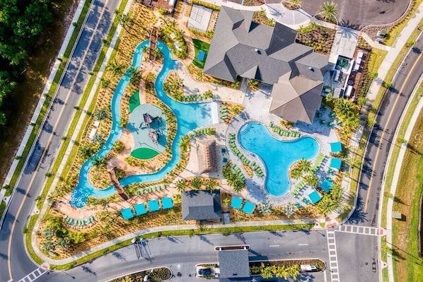 Indoor pool, a heated pool