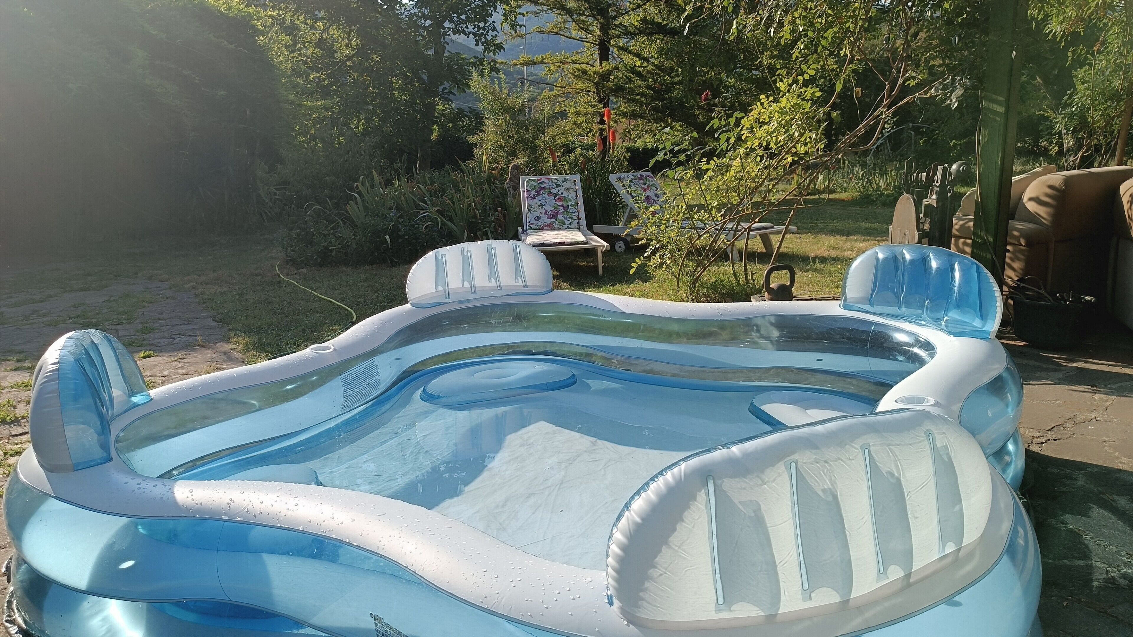 Idromassaggio all'aperto