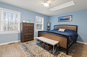 2 chambres, bureau, lit parapluie, Wi-Fi gratuit