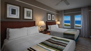 2 عدّة غرف نوم ومكواة/لوح كي وواي فاي وملاءات أسرّة