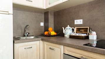 Family Apartment | Dapur peribadi | Peti sejuk/penyejuk beku saiz penuh, ketuhar, dapur