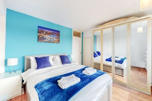 2 bedrooms, iron/ironing board, free WiFi, bed sheets