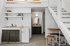 Monolocale Deluxe, 1 letto queen con divano letto | Mini frigorifero