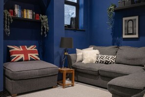 Smart TV, video games, books, video library