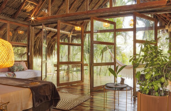 Deluxe Cabin | Premium bedding, memory foam beds, minibar, individually decorated - Hacienda Boutique (Restrepo)