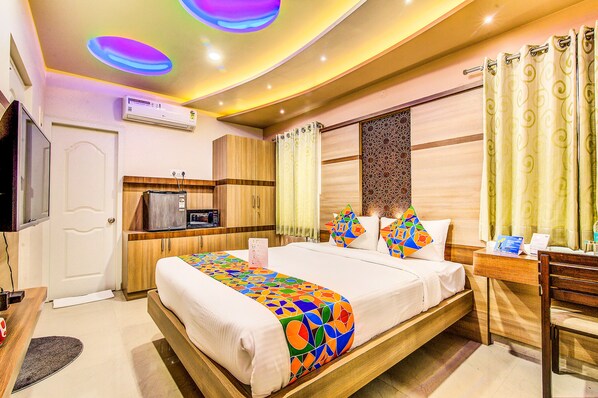 豪華客房 | 埃及棉床單、高級寢具、客房內保險箱、免費無線上網