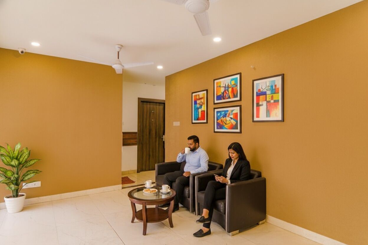 Lobby sitting area