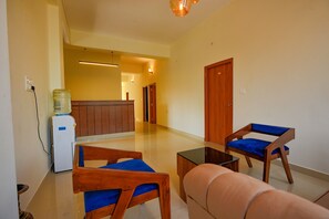 Sitteområde i lobbyen