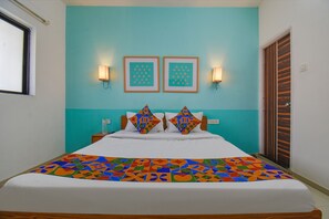 1 chambre, draps en coton égyptien, literie de qualité, coffre-fort