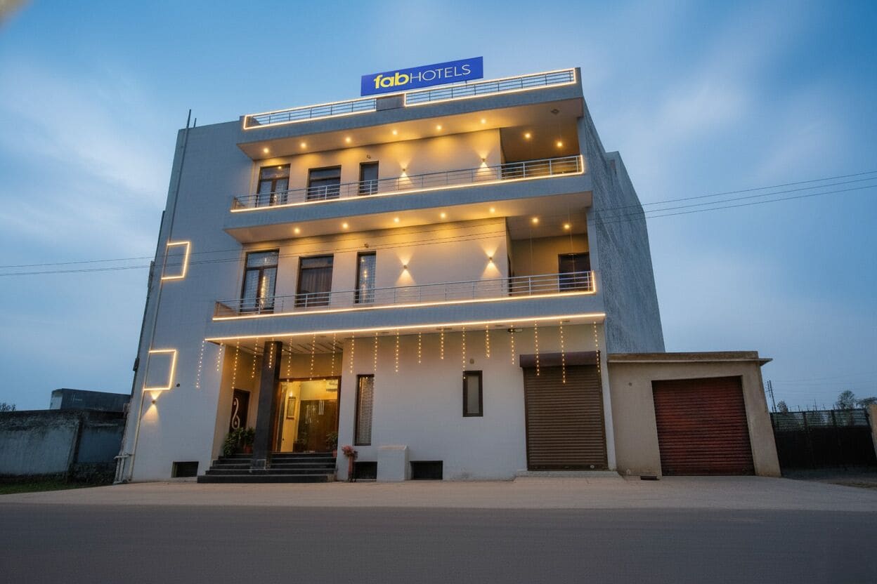 Façade de l’hébergement