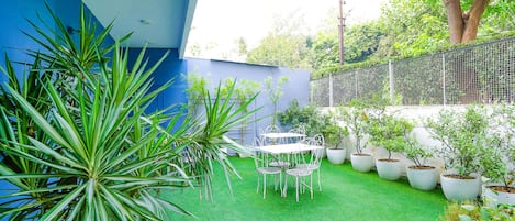 Blick auf den Garten