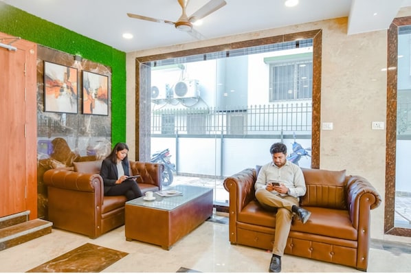 Sala de estar en el lobby