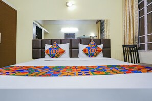 Phòng Deluxe | Bộ trải giường bằng vải cotton Ai Cập, bộ đồ giường cao cấp 