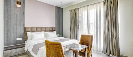 Habitación Deluxe | Sábanas de algodón egipcio y ropa de cama de alta calidad