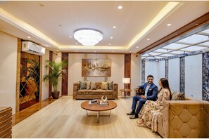 Sala de estar en el lobby