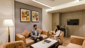 Lobby sitting area