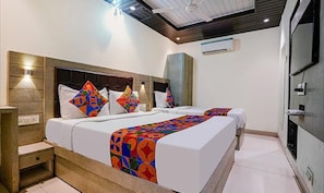 Habitación familiar | Sábanas de algodón egipcio y ropa de cama de alta calidad