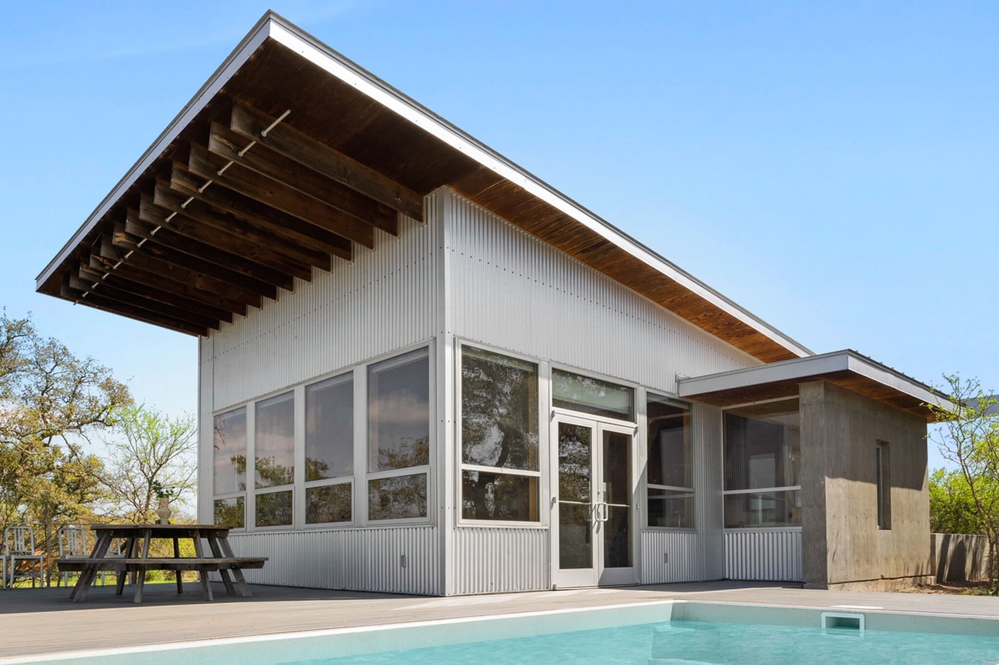 Facciata della struttura