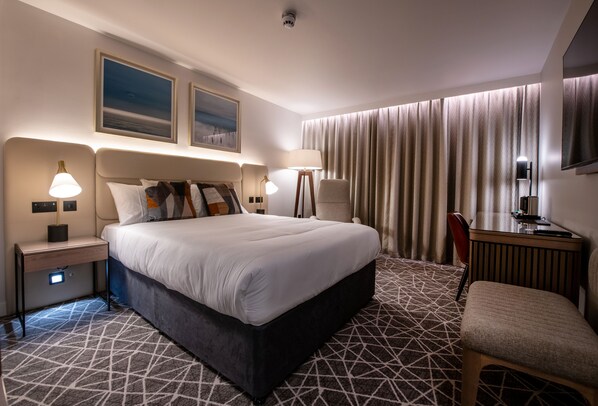 Habitación doble estándar | Sábanas de algodón egipcio y ropa de cama de alta calidad 