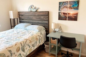 Desk, iron/ironing board, travel crib, WiFi